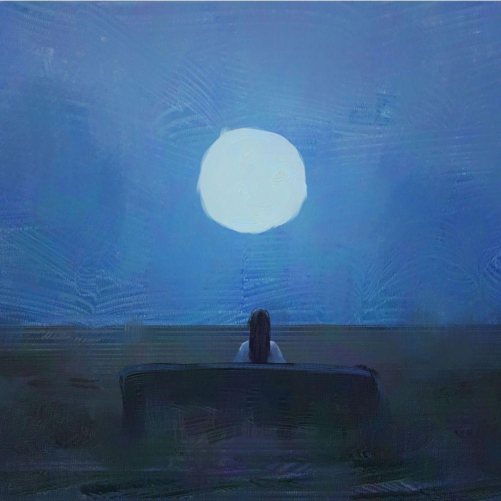 Ahn Sol Hee - 멀어진 시간 속에 (in the distance of time) cover art on Wallkpop