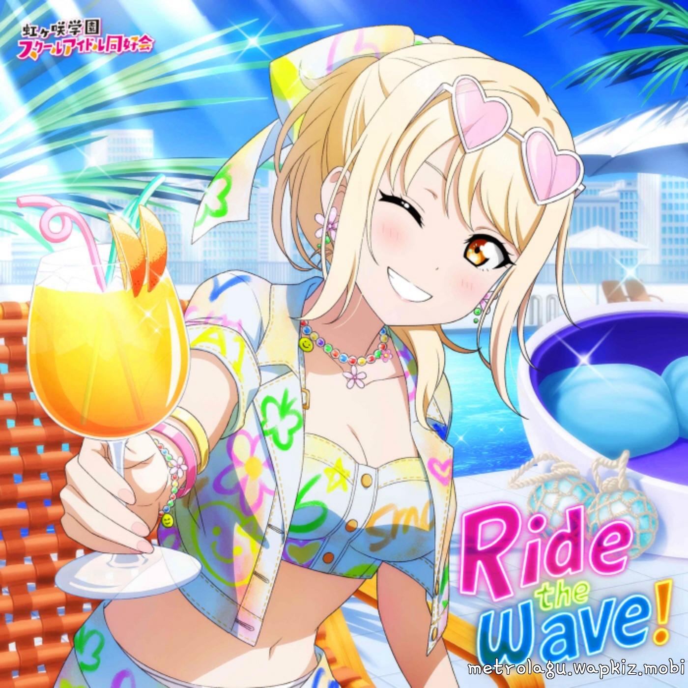 Ai Miyashita (CV: Natsumi Murakami) - Ride the wave! [Theme Song NIJIGAKU Monthly] cover art on Wallkpop