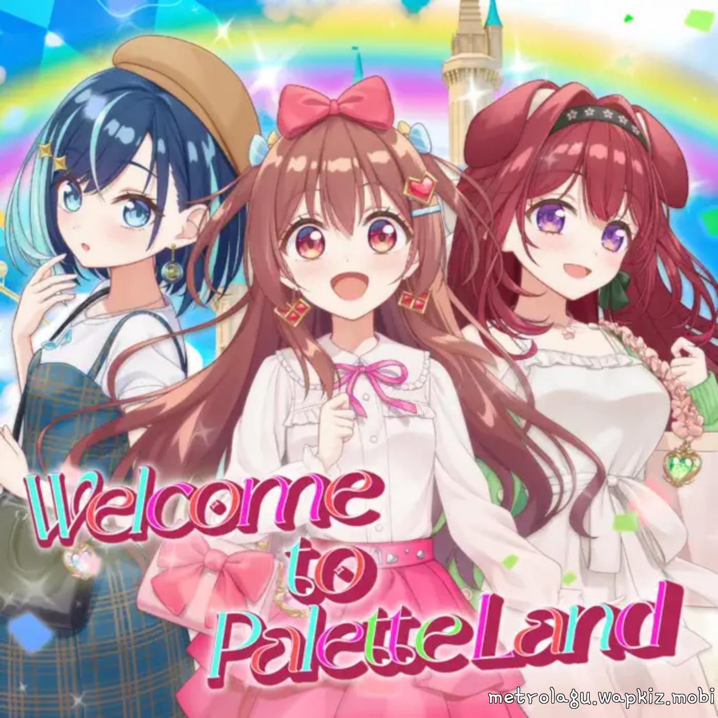 Aozora Kanon, Sakura Ribbon, Inumori Yomogi - Welcome to Palette Land [Theme Song Lovvipale!!] cover art on Wallkpop