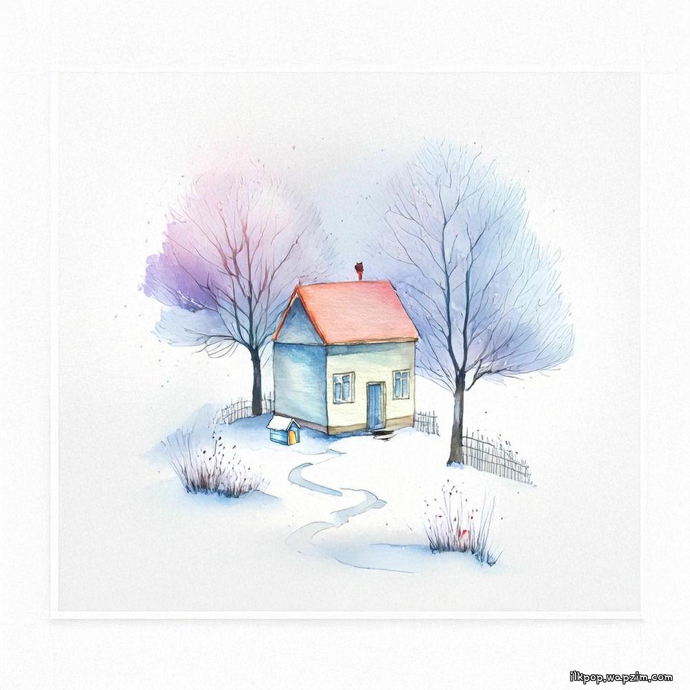 Aro - 집 (Winter Coming Home) cover art on Wallkpop