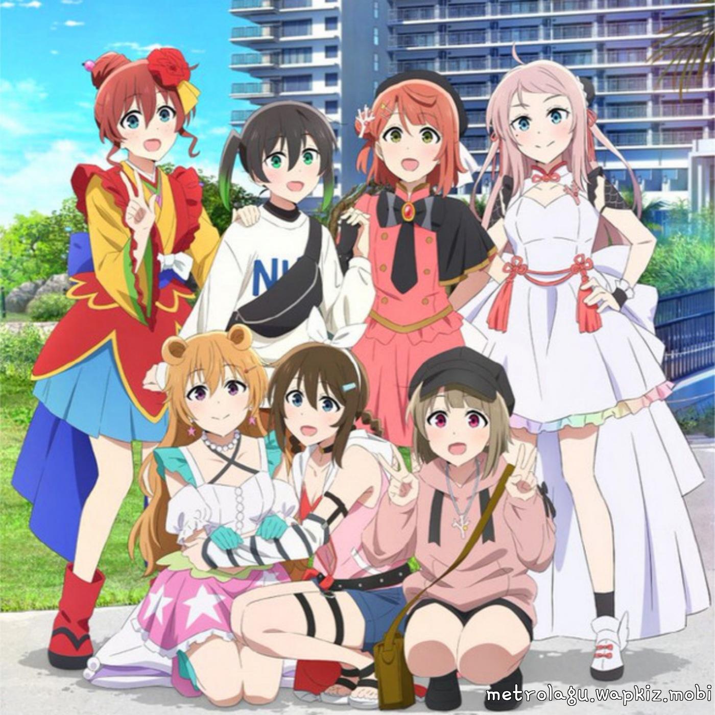 Ayumu Uehara (CV: Aguri Onishi), Ai Miyashita (CV: Natsumi Murakami), Setsuna Yuuki (CV: Coco Hayashi), Lanzhu Zhong (CV: Akina Houmoto) - Poka Poka Biyori [Theme Song Love Live! Nijigasaki Gakuen School Idol Doukoukai the Movie] cover art on Wallkpop
