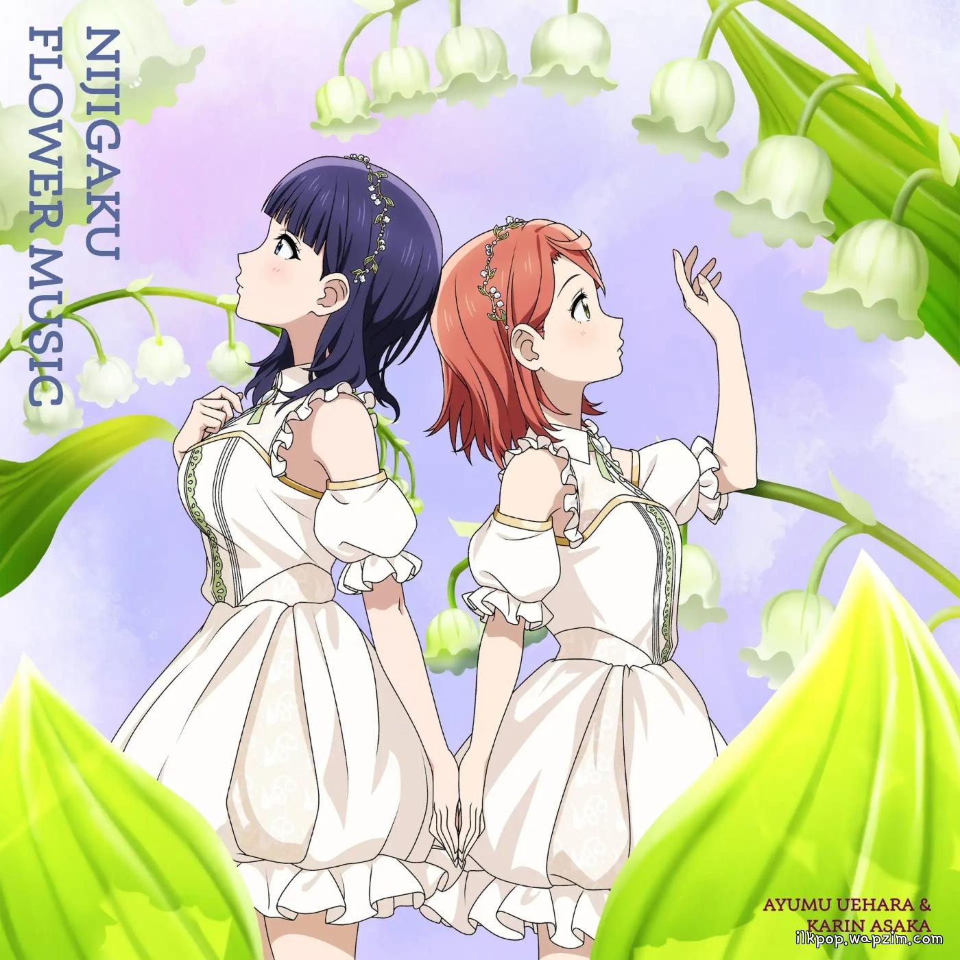 Ayumu Uehara (CV: Aguri Onishi), Karin Asaka (CV: Miyu Kubota) - DIZZY LILY VALLEY [Theme Song NIJIGAKU FLOWER MUSIC] cover art on Wallkpop