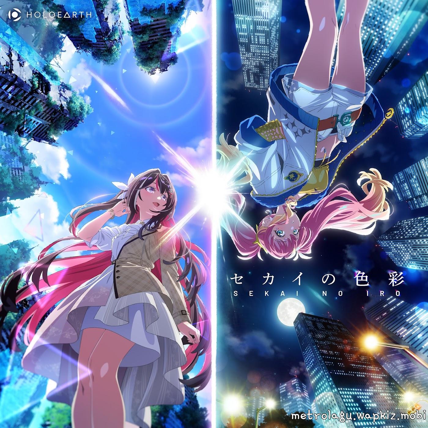 AZKi×Maaya Uchida - SEKAI NO IRO [Theme Song HOLOE∆RTH] cover art on Wallkpop