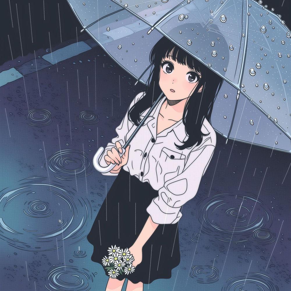 BehindtheMoon - 물보라 (water flow) cover art on Wallkpop