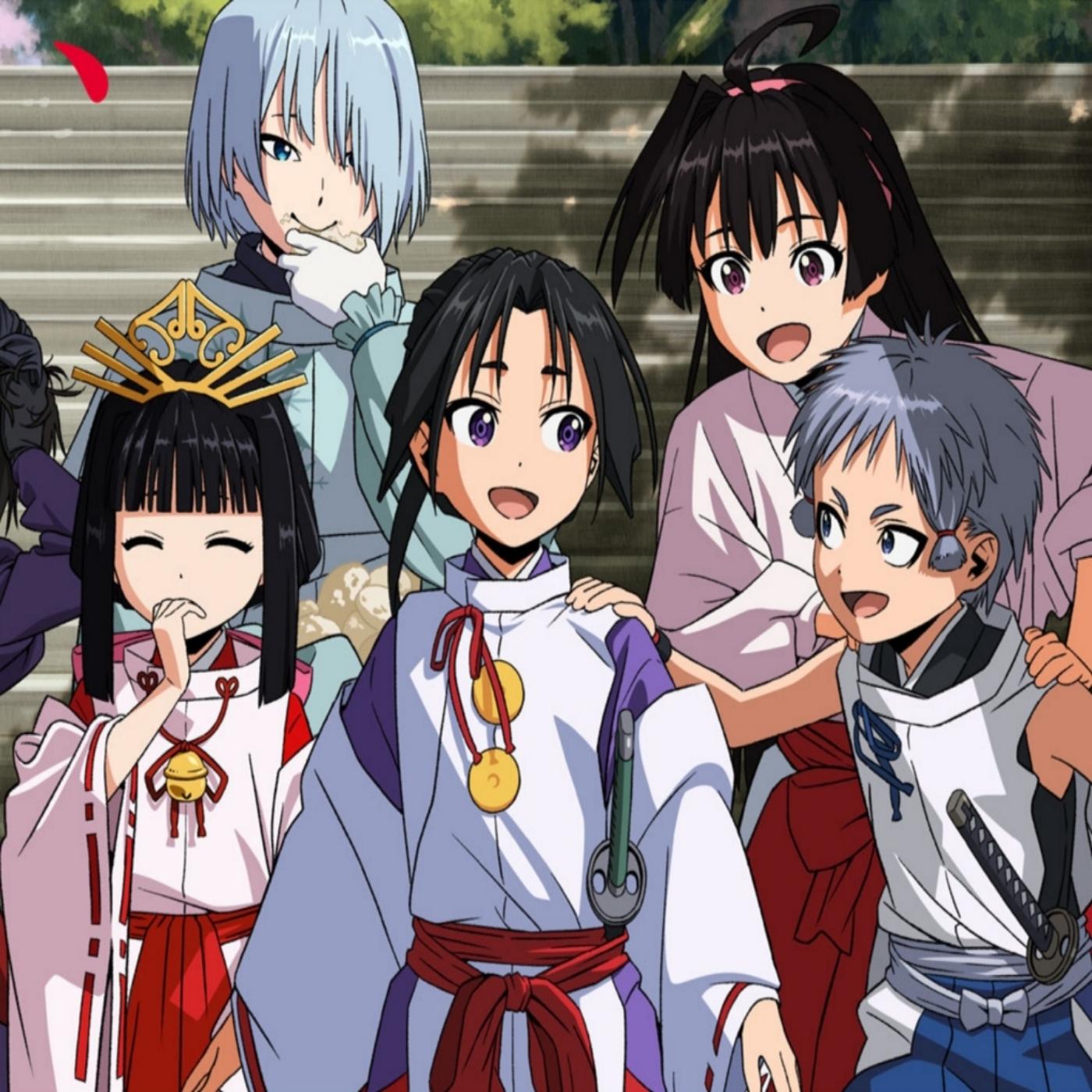 Botchi Boromaru feat. Nao Kosaka, Youko Shougenji, Kaho Fujishima (Hinatazaka46) - Romantic ga Hoshii nara [Ending Nige Jouzu no Wakagimi 2nd Season] cover art on Wallkpop