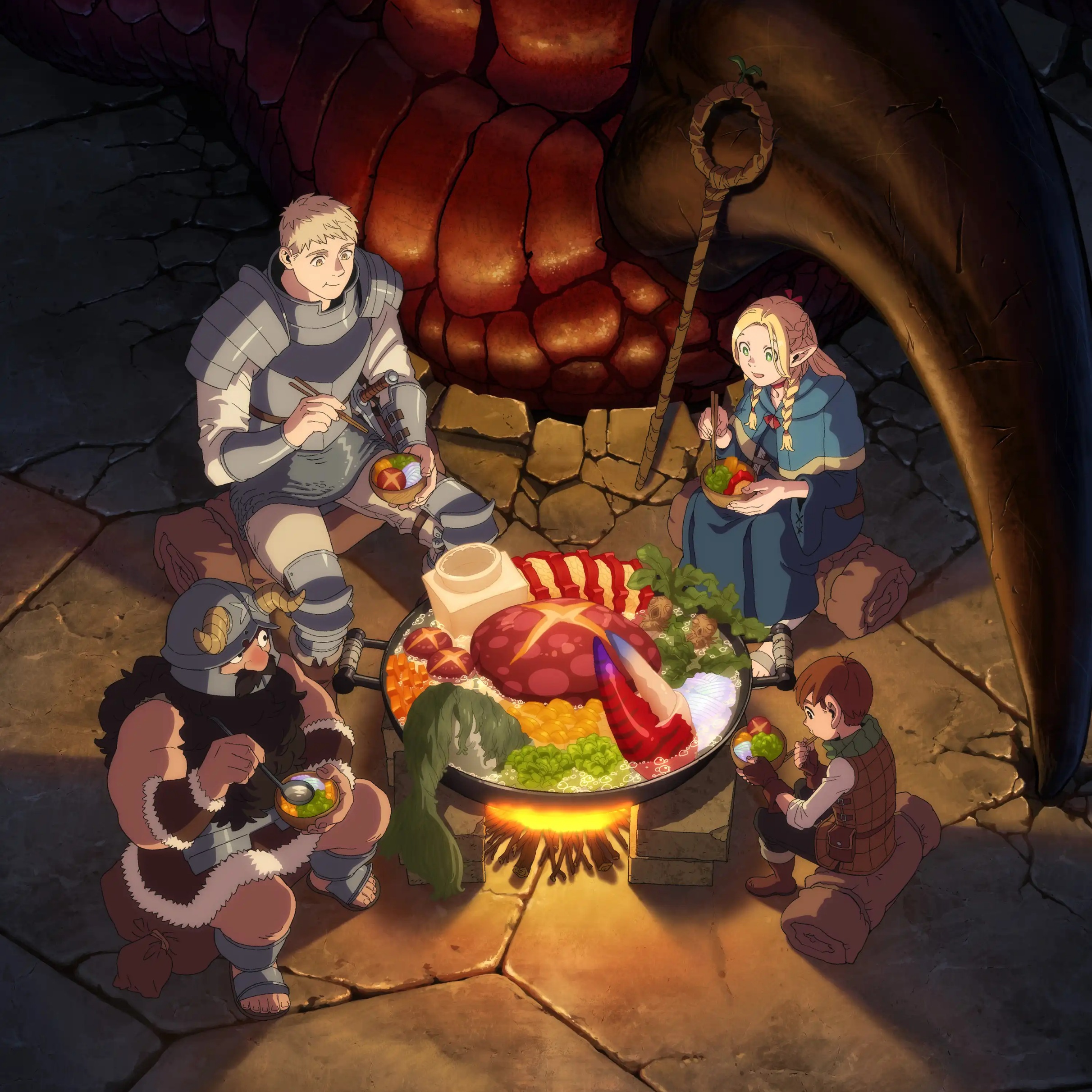 BUMP OF CHICKEN - Sleep Walking Orchestra [Opening Dungeon Meshi] cover art on Wallkpop
