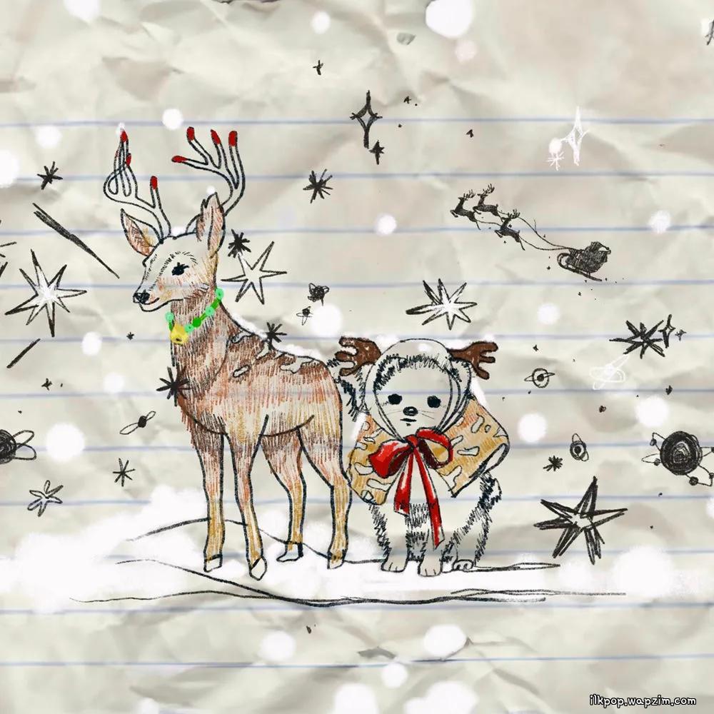 butty paws - Let It Snow cover art on Wallkpop