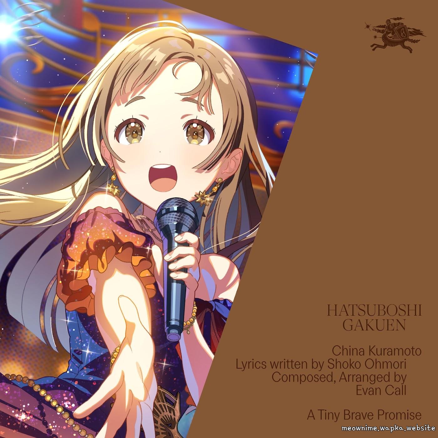 China Kuramoto (CV: Mao Ito) - A Tiny Brave Promise [Theme Song Gakuen IDOLM@STER] cover art on Wallkpop