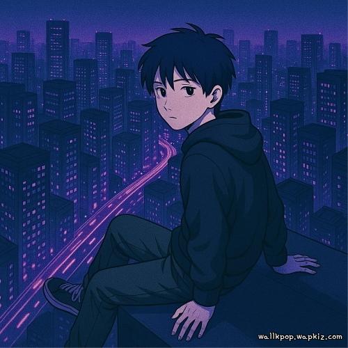 daki - 푸른 마음으로 (Blue reverie) cover art on Wallkpop