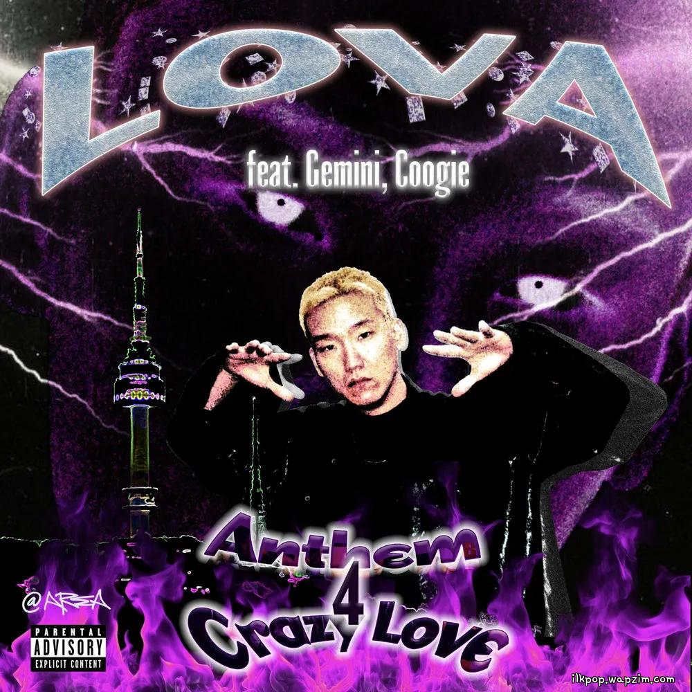 DJ POOL - LOVA (Feat. GEMINI, Coogie) cover art on Wallkpop