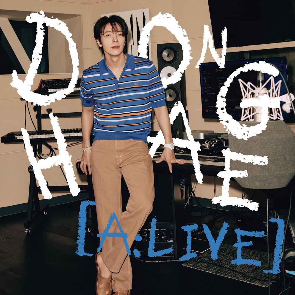 DONGHAE - EYE CONTACT cover art on Wallkpop
