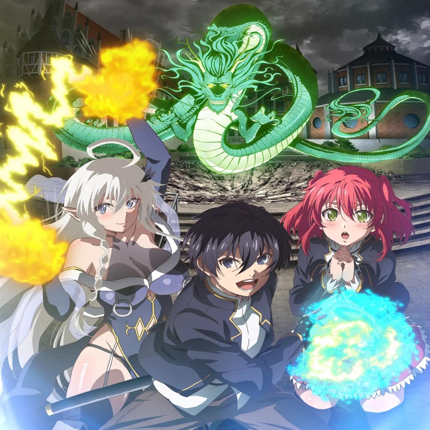 FLOW - ＋ENCOUNT [Opening Rakudai Kenja no Gakuin Musou: Nidome no Tensei, S-Rank Cheat Majutsushi Boukenroku] cover art on Wallkpop