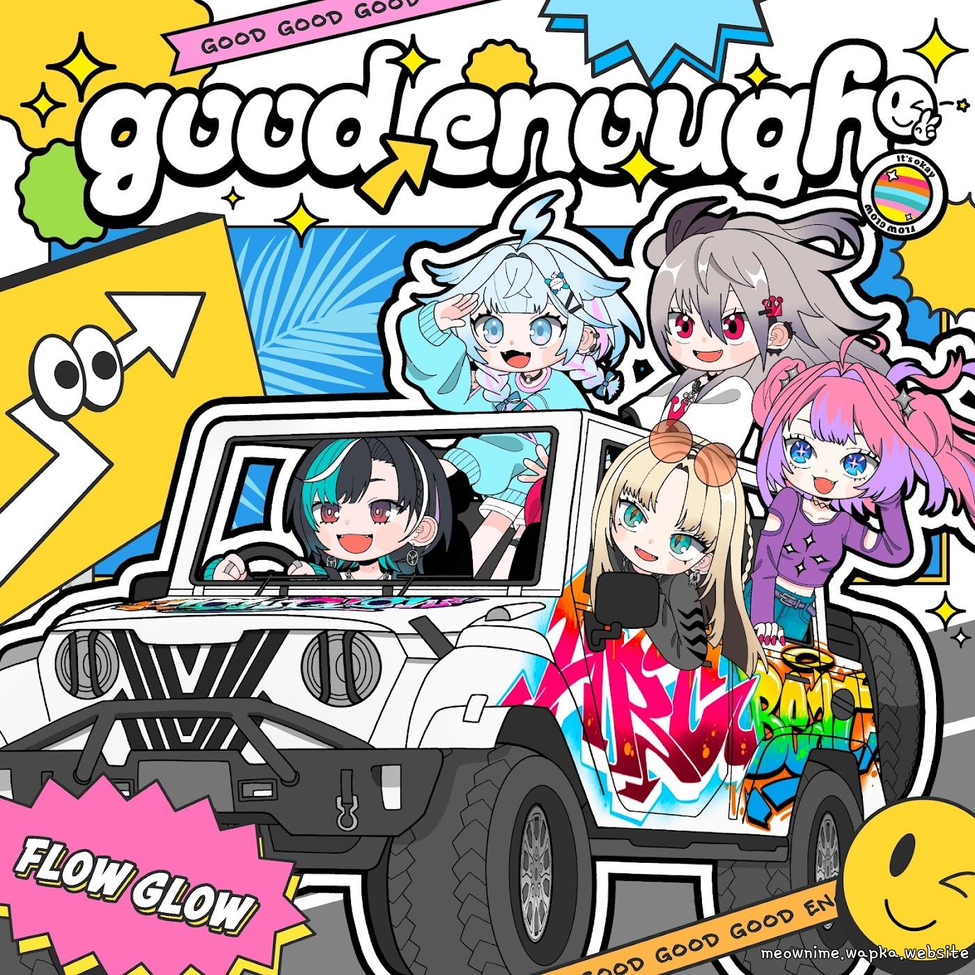 FLOW GLOW - good enough [Theme Song hololive IDOL PROJECT] cover art on Wallkpop