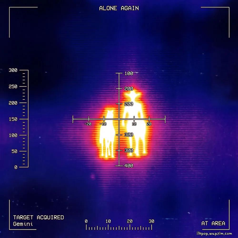 Gemini - AA (Alone Again) cover art on Wallkpop