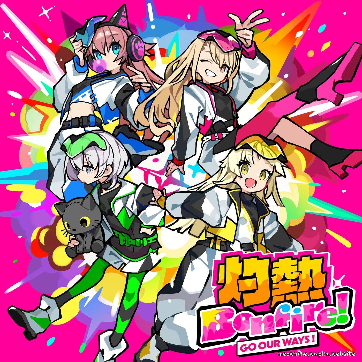 GO OUR WAYS! - Blazing Bonfire! (Parallel ver.) [Theme Song BanG Dream!] cover art on Wallkpop