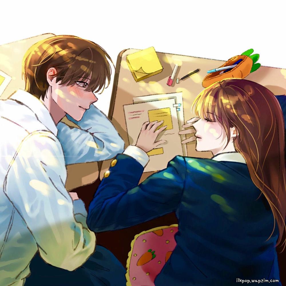 HAEDAL - 첫사랑의 계절 (Season of First Love) cover art on Wallkpop