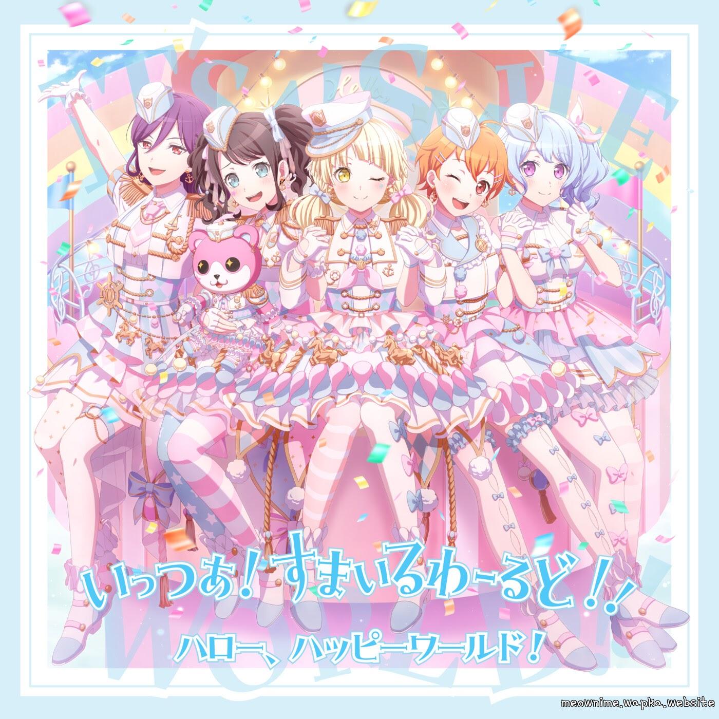 Hello, Happy World! - Yahoo! Ippo! Wonderful! [Theme Song BanG Dream!] cover art on Wallkpop
