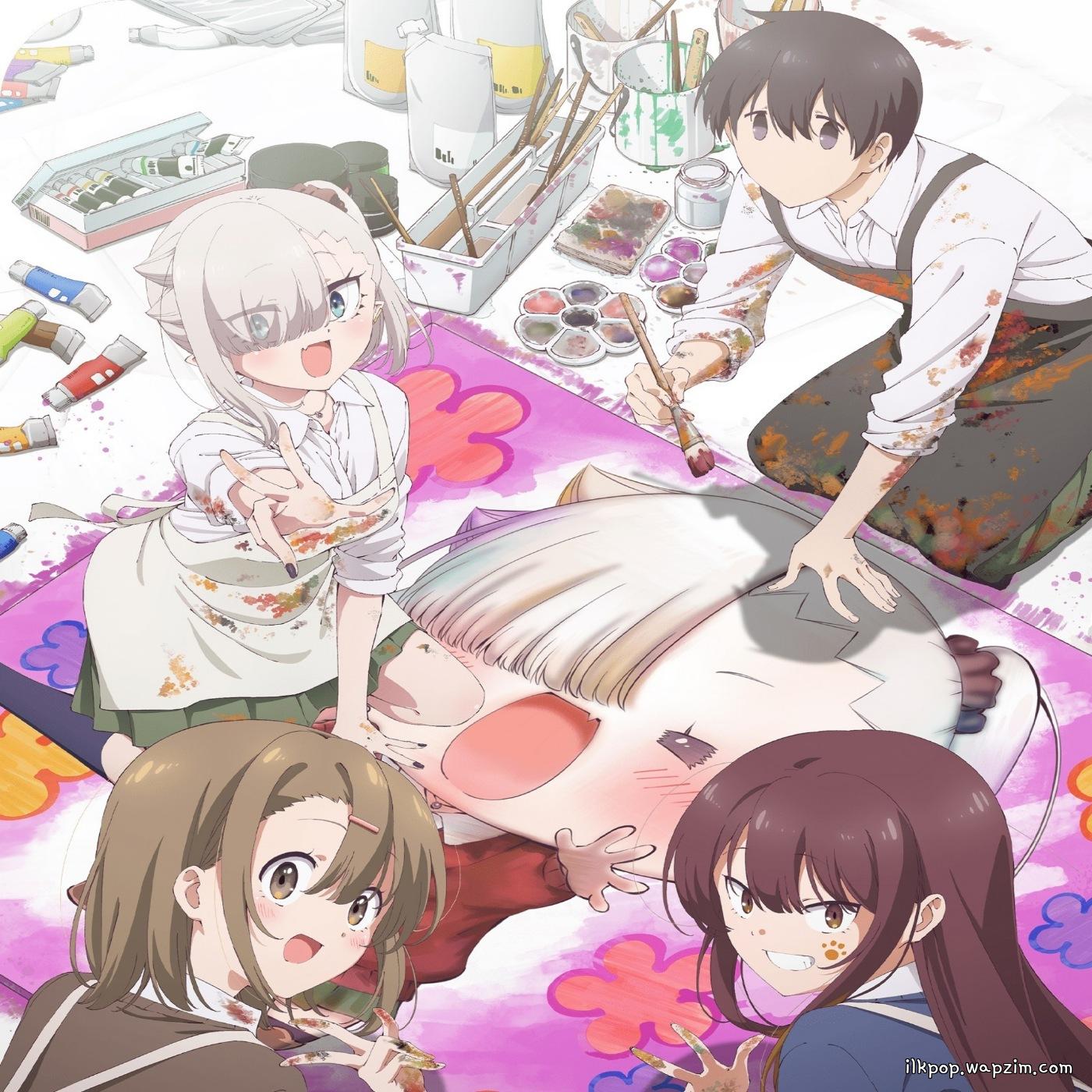 H△G feat. Luna Ishikawa (CV: Minami Tanaka) - Senkou Hanabi [Ending Chanto Suenai Kyuuketsuki-chan] cover art on Wallkpop