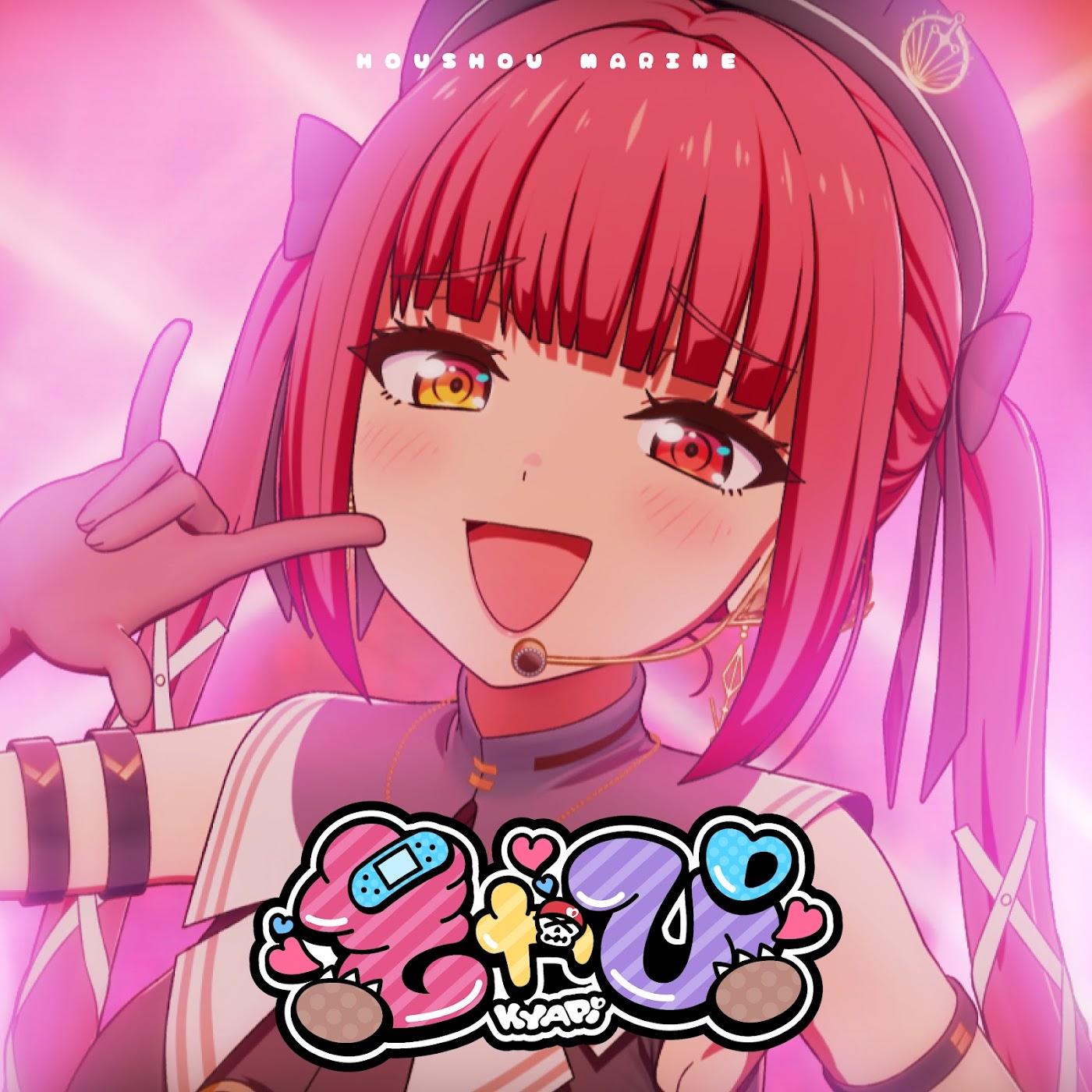 Houshou Marine - Kyapi [Theme Song hololive IDOL PROJECT] cover art on Wallkpop