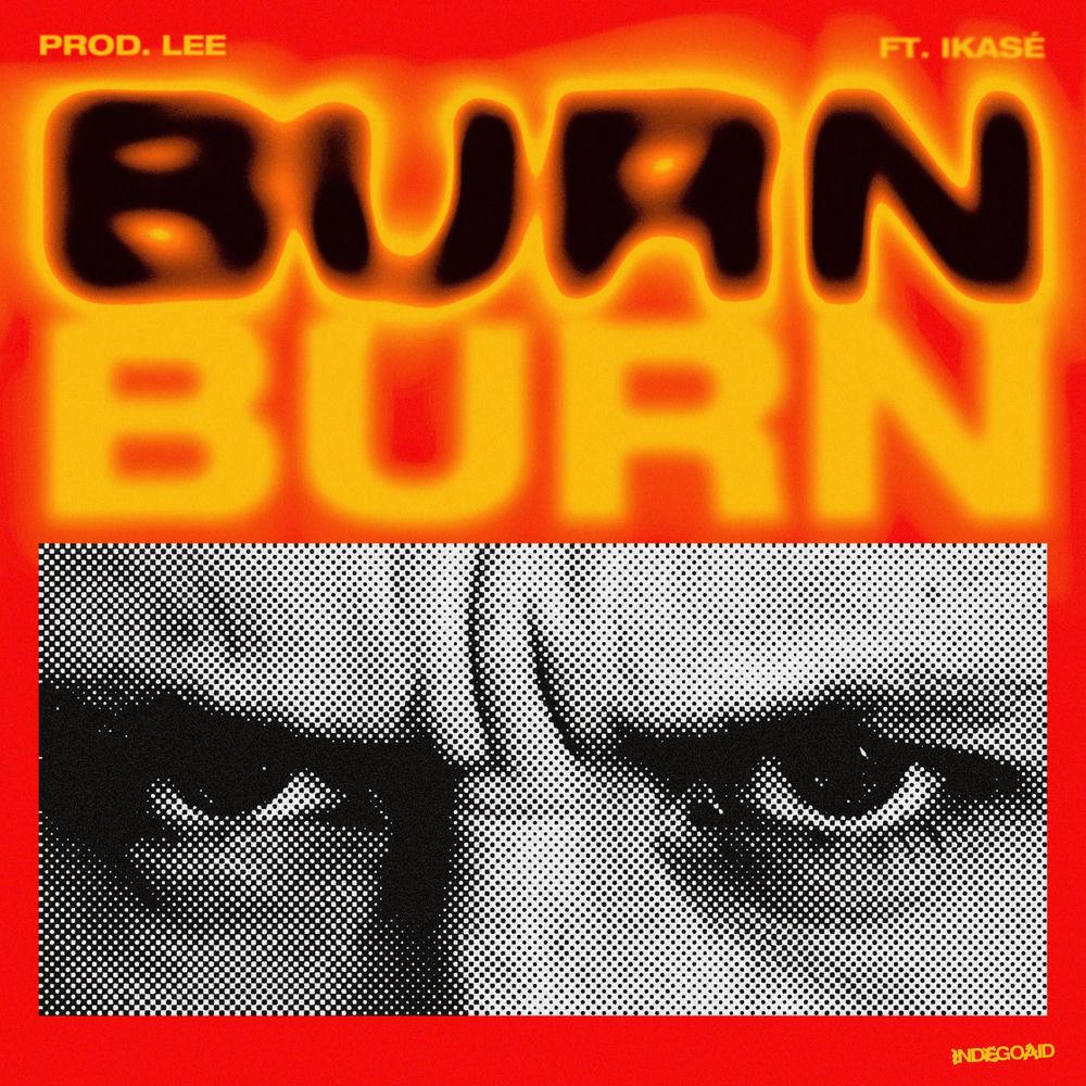 INDEGOAID - BURN (Feat. IKASÉ) cover art on Wallkpop