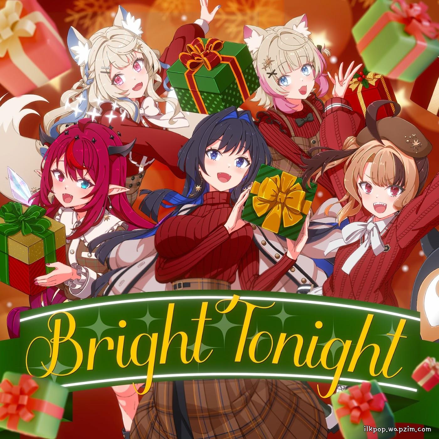 IRyS, Ouro Kronii, FUWAMOCO & Gigi Murin - Bright Tonight [Theme Song hololive IDOL PROJECT] cover art on Wallkpop