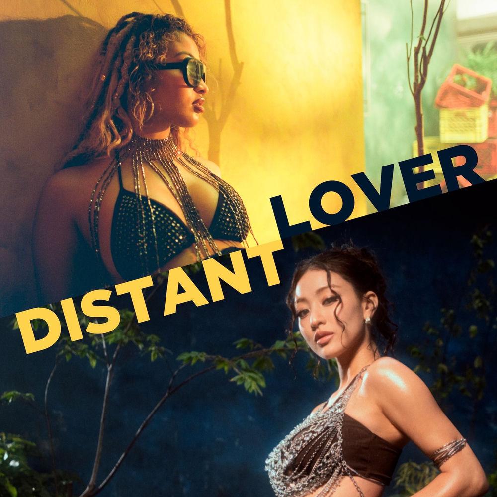 JIHYO (TWICE) & Shenseea & FANDOM - Distant Lover cover art on Wallkpop