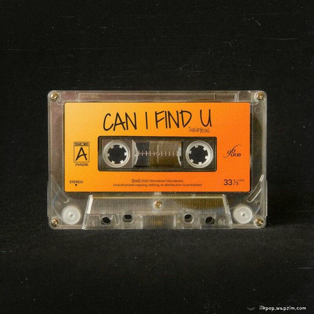JUNHYEON - CAN I FIND U cover art on Wallkpop
