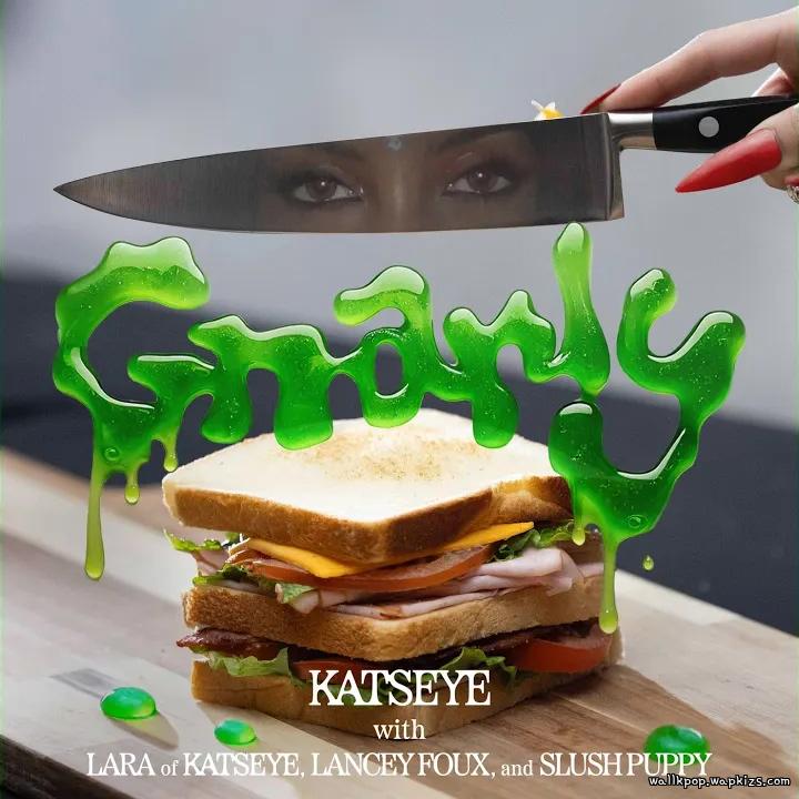KATSEYE - Gnarly (Lara of KATSEYE x Lancey Foux x Slush Puppy Remix) cover art on Wallkpop