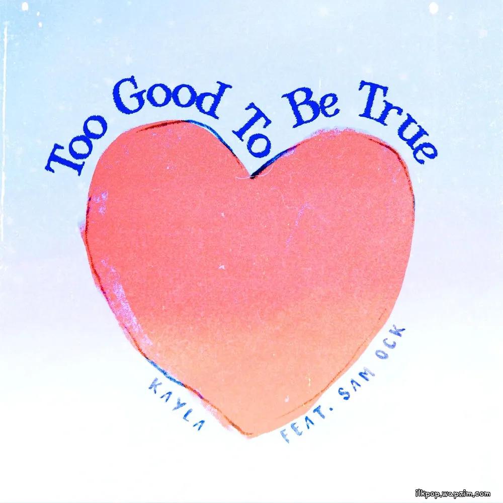 Kayla - Too Good To Be True (Feat. Sam Ock) cover art on Wallkpop
