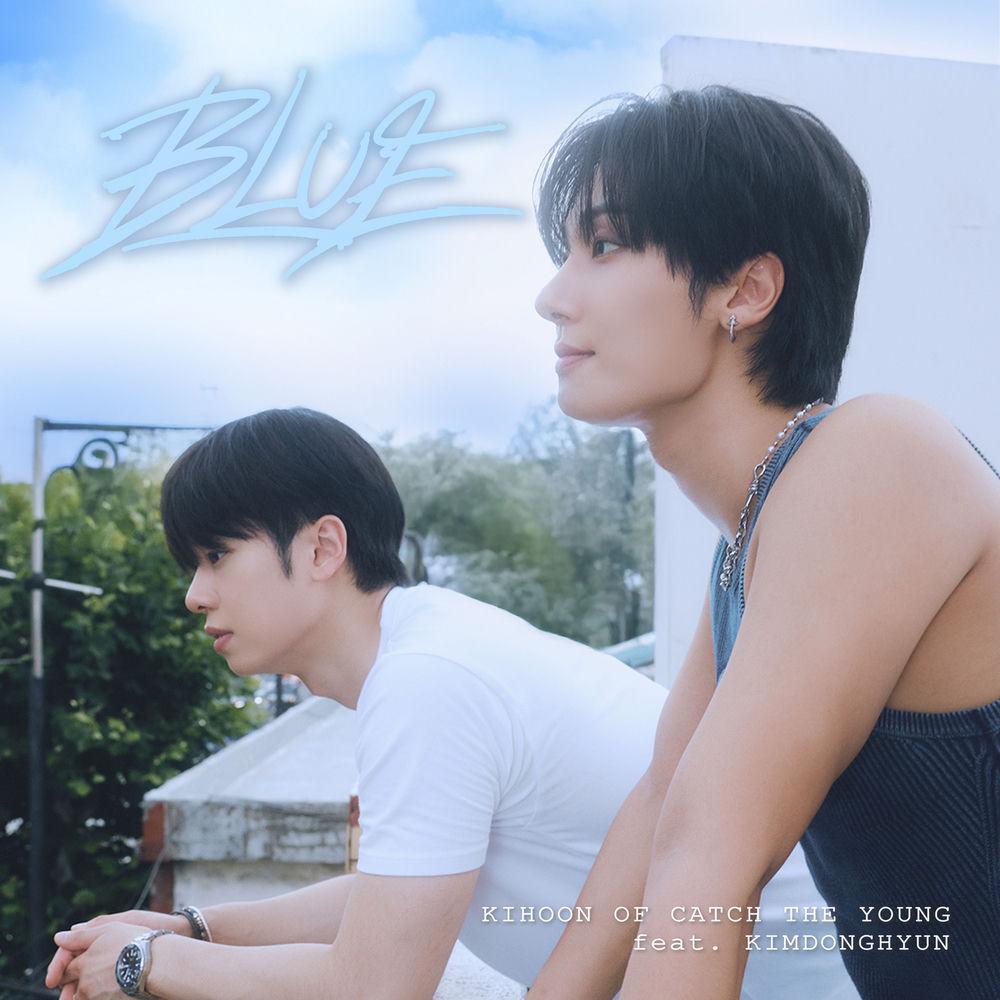 KIHOON - BLUE (Feat. KIM DONG HYUN) cover art on Wallkpop