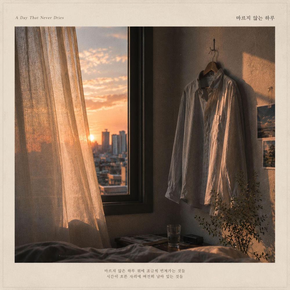 Kim Na Kyung - 마르지 않는 하루 (A Day That Never Dries) cover art on Wallkpop