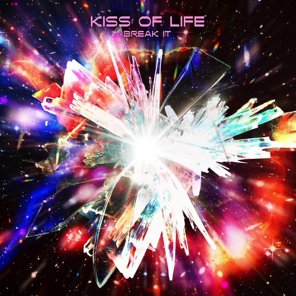 KISS OF LIFE - BREAK IT cover art on Wallkpop