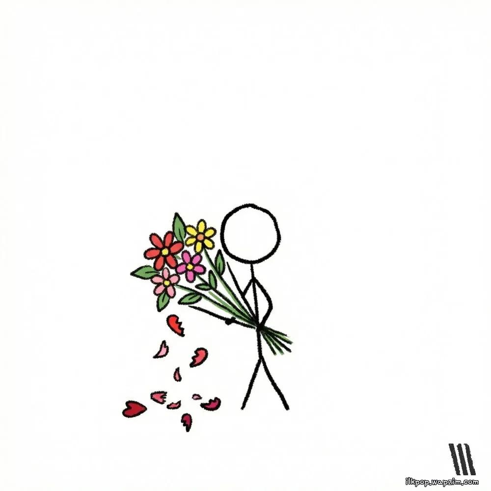 KURO - 후회 비슷한 거라도 (Late bloom) cover art on Wallkpop