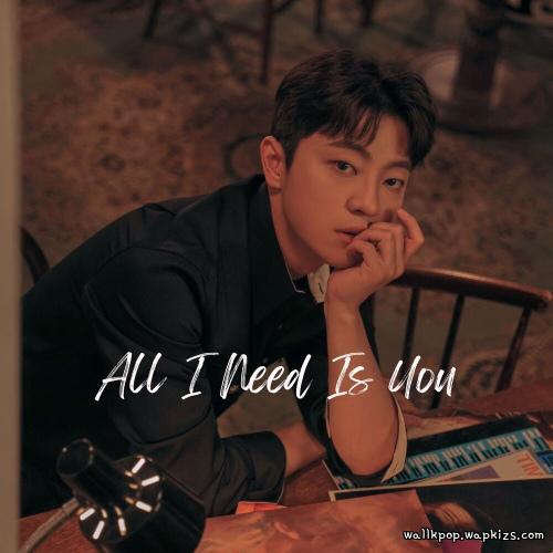 LEEWOO - All I Need Is You cover art on Wallkpop