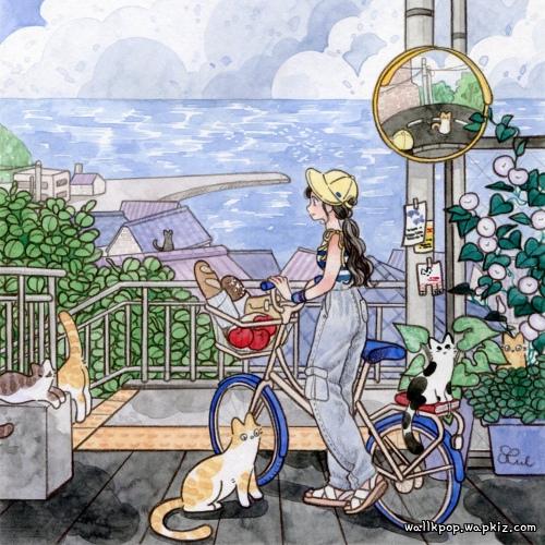 Lemon City - Summer breeze (feat. Colin) cover art on Wallkpop