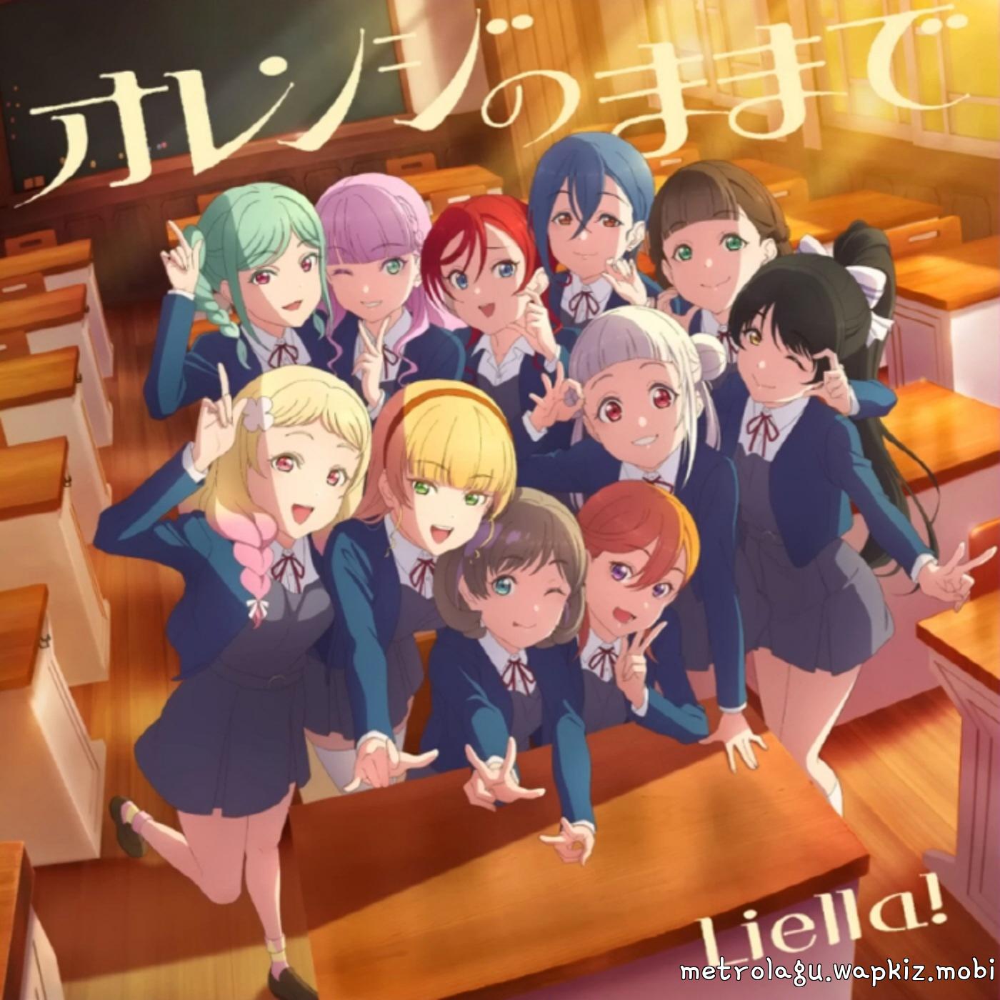 Liella! - Orange no Mama de [Theme Song Love Live! Superstar!!] cover art on Wallkpop