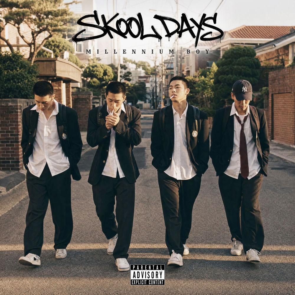 Millennium Boy - SKOOL DAYS (feat. RIPLEY) cover art on Wallkpop