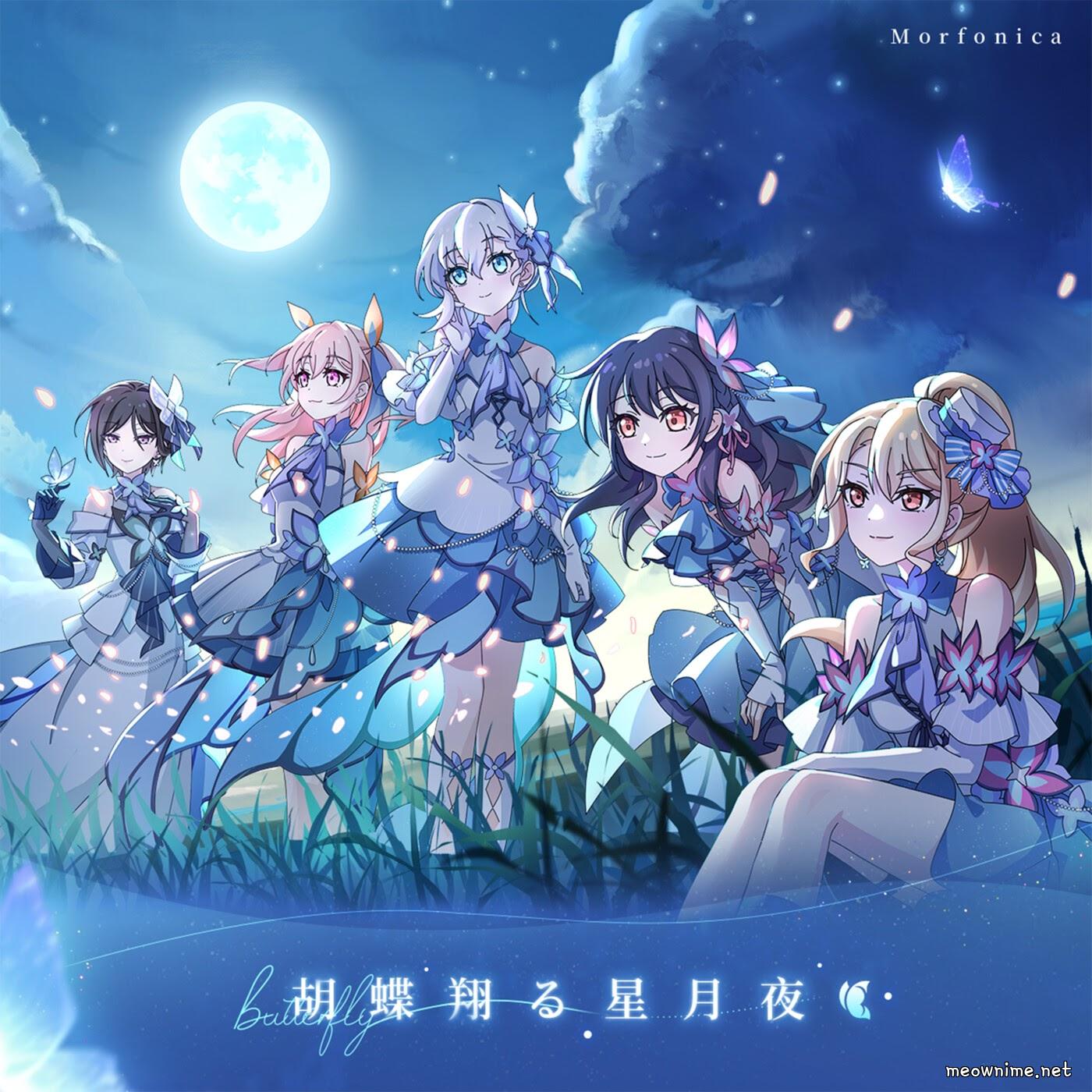 Morfonica - Kochou Kakeru Hoshizukiyo [Theme Song BanG Dream!] cover art on Wallkpop