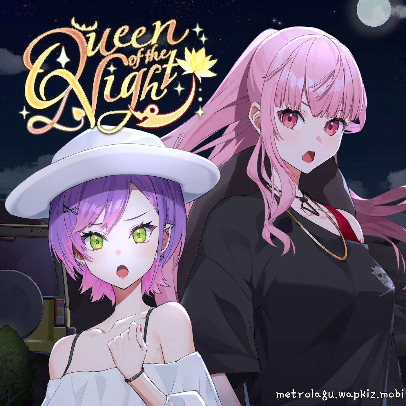 Mori Calliope and Tokoyami Towa - Queen of the Night [Theme Song hololive IDOL PROJECT] cover art on Wallkpop