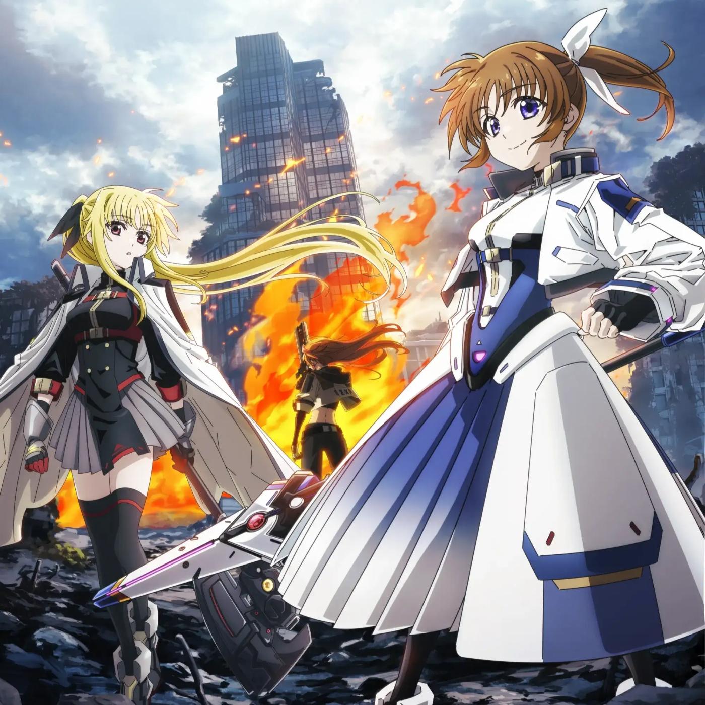 Nana Mizuki - CRIMSON BULLET [Opening Mahou Shoujo Lyrical Nanoha EXCEEDS: Gun Blaze Vengeance] cover art on Wallkpop