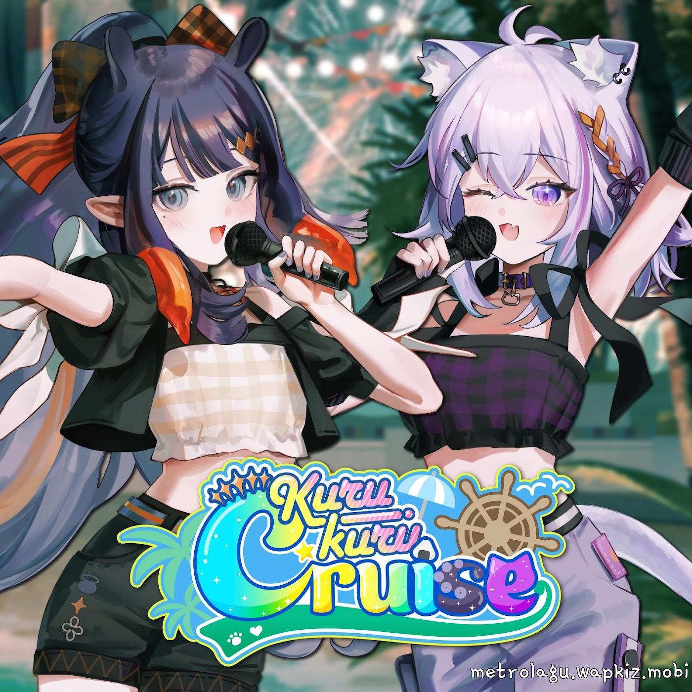 Ninomae Inanis and Nekomata Okayu - Kurukuru Cruise [Theme Song hololive IDOL PROJECT] cover art on Wallkpop
