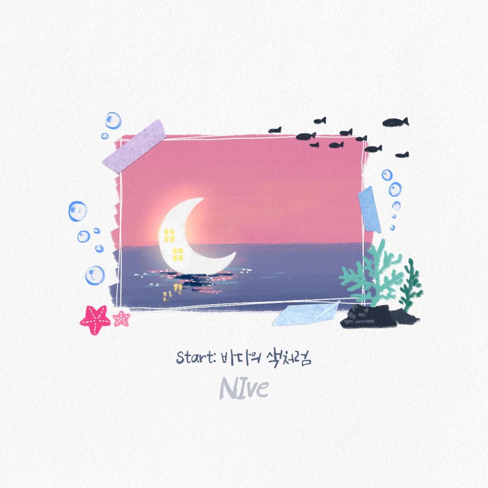 NIve - 바다의 색처럼 (Color of Sea) cover art on Wallkpop