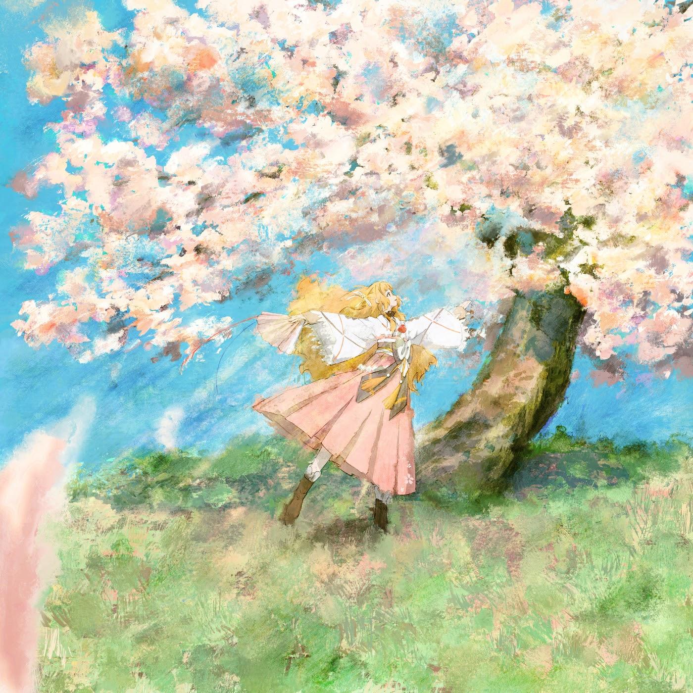 Orangestar feat. Kase - Petals [Opening Shunkashuutou Daikousha: Haru no Mai] cover art on Wallkpop