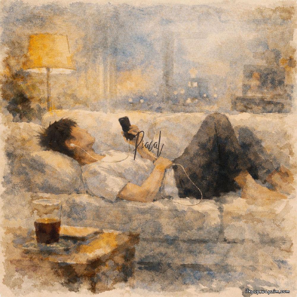 PIACAL - lying in my living room (Feat. don-ghee) cover art on Wallkpop