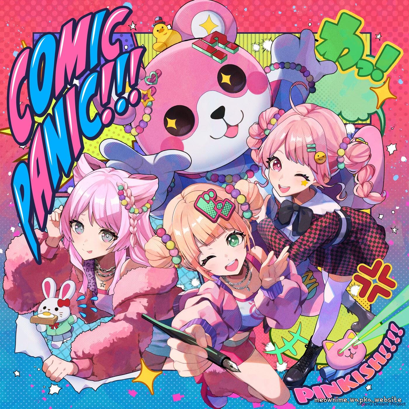 PINKISH!!!! - COMIC PANIC!!! (Parallel ver.) [Theme Song BanG Dream!] cover art on Wallkpop