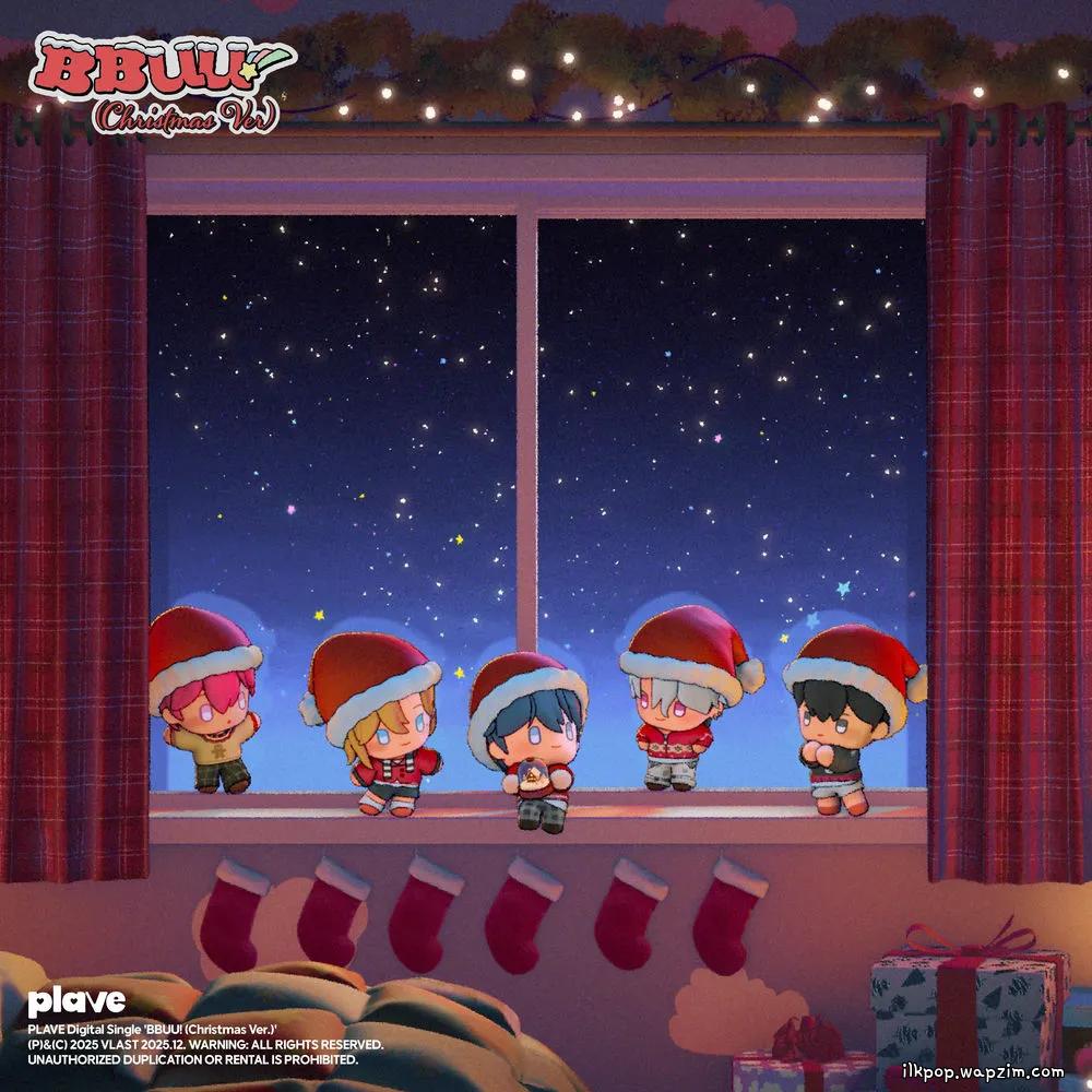 PLAVE - BBUU! (Christmas Ver.) cover art on Wallkpop