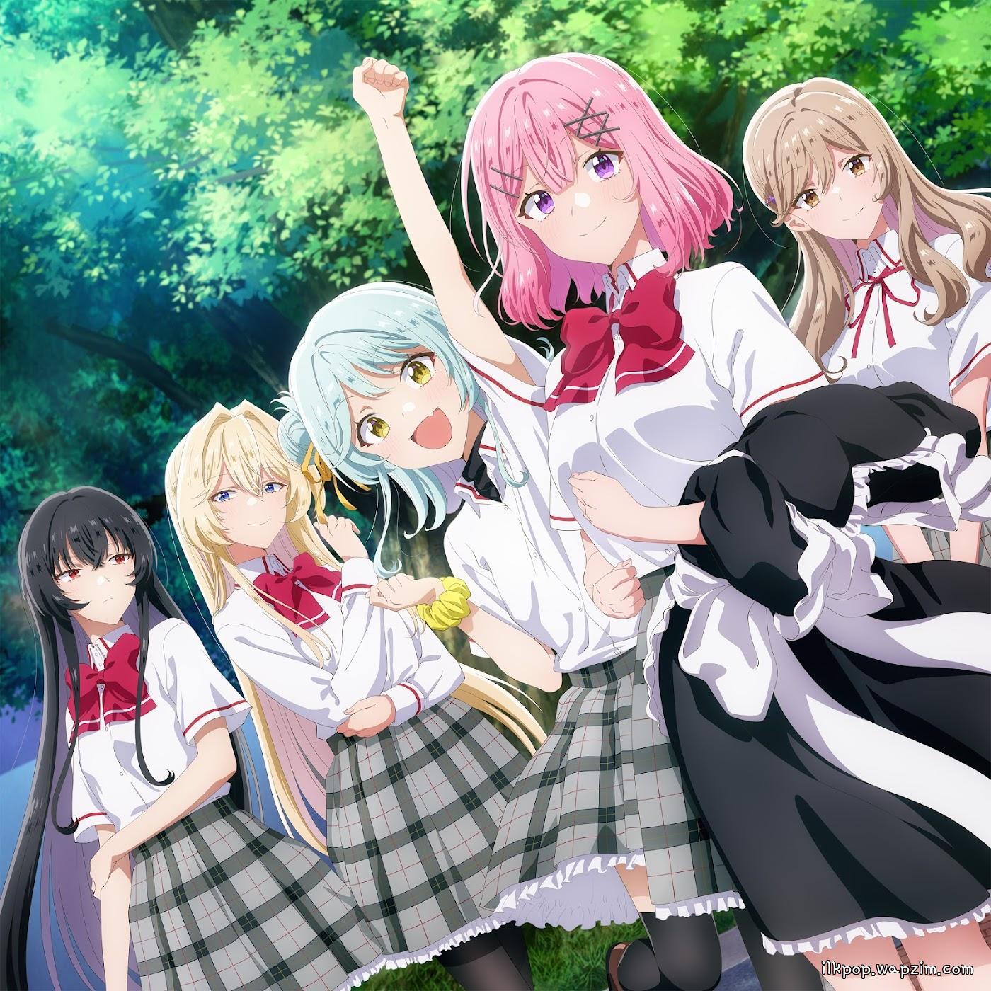 Renako Amaori (CV: Kanna Nakamura), Mai Ouzuka (CV: Saori Oonishi), Ajisai Sena (CV: Yukari Anzai), Satsuki Koto (CV: Kana Ichinose), Kaho Koyanagi (CV: Takako Tanaka) - Dear My Special Precious Marvelous Sweet Darlings [Theme Song Watashi ga Koibito ni Nareru Wake Nai jan, Muri Muri! (※Muri ja Nakatta!?) ～Next Shine!～] cover art on Wallkpop