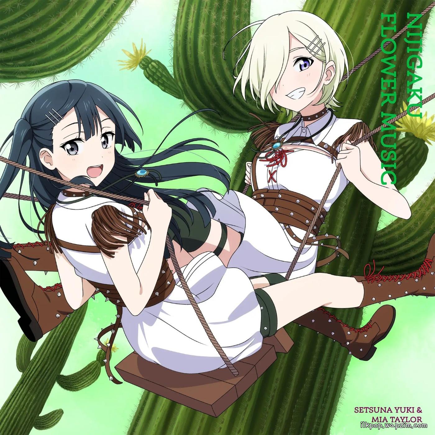 Setsuna Yuuki (CV: Coco Hayashi), Mia Taylor (CV: Shuu Uchida) - SAVOTINA!! [Theme Song NIJIGAKU FLOWER MUSIC] cover art on Wallkpop