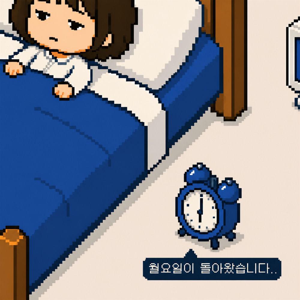 sogaksogak - 월요일이 돌아왔습니다 (Monday is back) cover art on Wallkpop