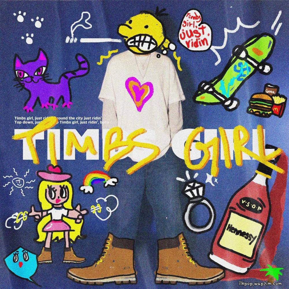 STEEPY - Timbs Girl (Feat. 24Chill) cover art on Wallkpop